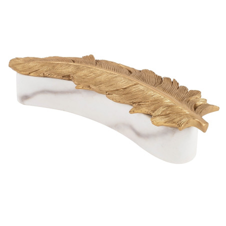 52906 KARE pojeminik na biżuterię ZETA  biały / złoty King Home