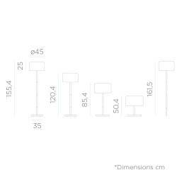 LUMCHLPLTSSNW NEW GARDEN lampa podłogowa CHLOE PLANT SOLAR SMARTTECH WOOD King Home