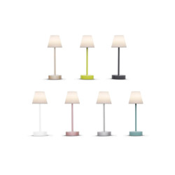 LUMLLS030RGWLNW NEW GARDEN lampa stołowa LOLA SLIM 30 BATTERY rose gold King Home