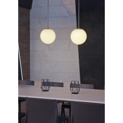 LUMNRB025WLNW NEW GARDEN lampa wisząca NORAI 25 BATTERY BEIGE King Home