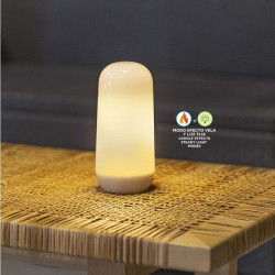 LUMCND019BXWLNW NEW GARDEN lampa stołowa CANDY z efektem płomienia IN&OUT BATTERY King Home