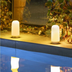 LUMCND019BXWLNW NEW GARDEN lampa stołowa CANDY z efektem płomienia IN&OUT BATTERY King Home