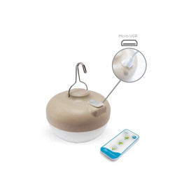 LUMSAO025XXWLNW NEW GARDEN lampa ścienna SAONA 25 WALL IN&OUT BATTERY King Home