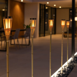 LUMHIA120XXSLNW NEW GARDEN lampa ogrodowa HIAMA SOLAR z efektem płomienia (24 sztuki) King Home