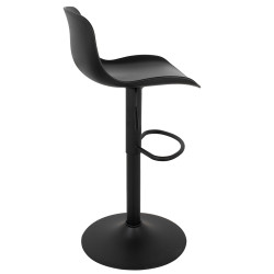 KH010100939 Krzesło barowe STOR regulowane czarne King Home