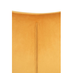 KH0101009563 Fotel EGG SZEROKI VELVET musztardowy King Home