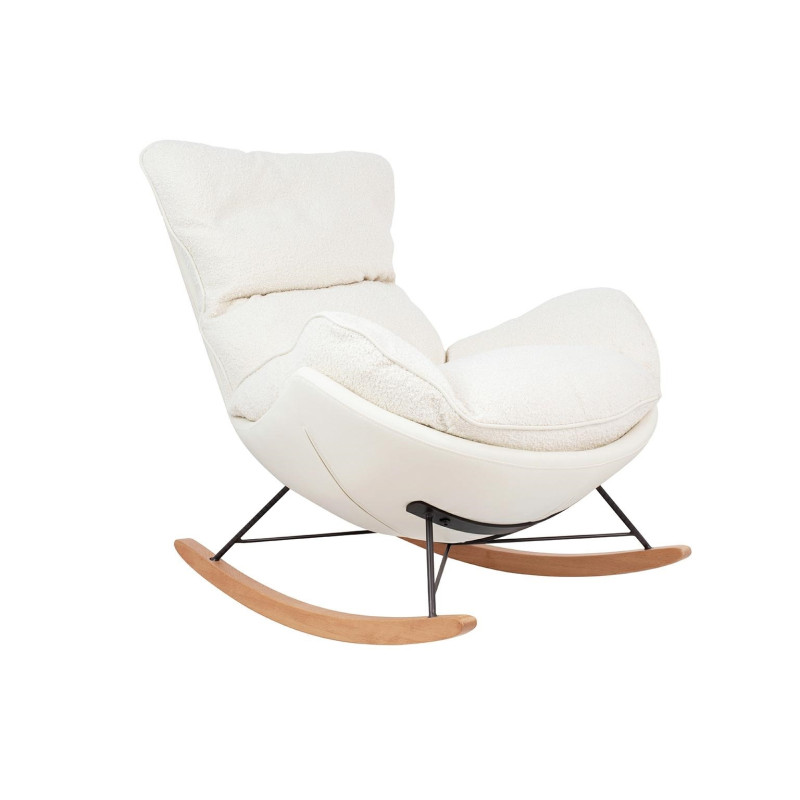 KH0101009495 Fotel bujany OTILIA TEDDY biały King Home