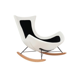 KH0101009495 Fotel bujany OTILIA TEDDY biały King Home