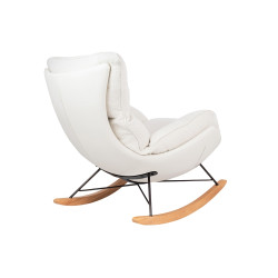 KH0101009495 Fotel bujany OTILIA TEDDY biały King Home