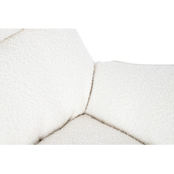 KH0101009495 Fotel bujany OTILIA TEDDY biały King Home