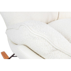 KH0101009495 Fotel bujany OTILIA TEDDY biały King Home