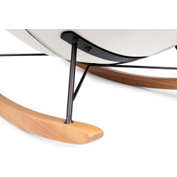 KH0101009495 Fotel bujany OTILIA TEDDY biały King Home