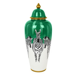 51615 KARE słoik dekoracyjny ZEBRAS 63cm King Home