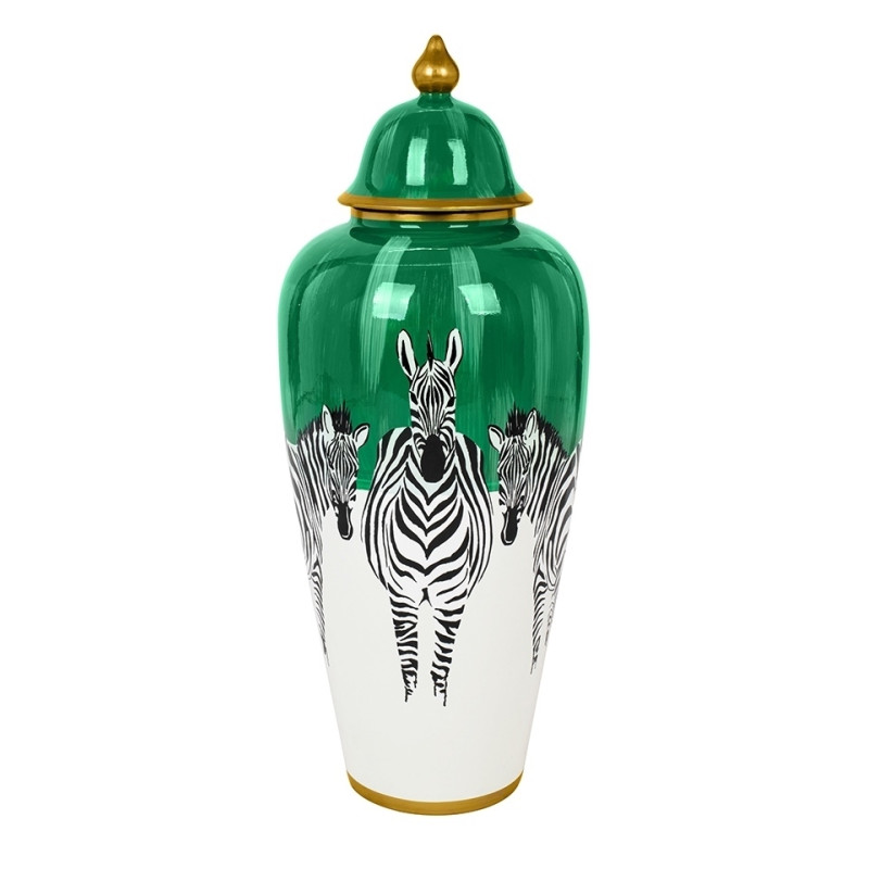 51615 KARE słoik dekoracyjny ZEBRAS 63cm King Home