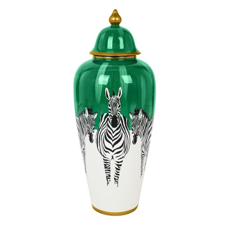 51615 KARE słoik dekoracyjny ZEBRAS 63cm King Home