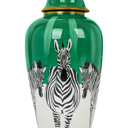 51615 KARE słoik dekoracyjny ZEBRAS 63cm King Home