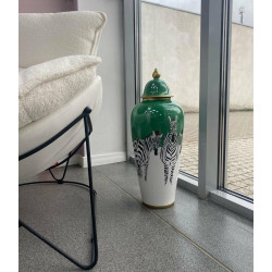 51615 KARE słoik dekoracyjny ZEBRAS 63cm King Home