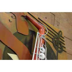 JLPT3482 Obraz 3D SAKSOFON 2 King Home