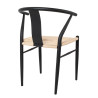 KH1201100122 Krzesło WISHBONE METAL naturalne King Home