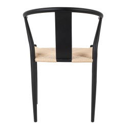 KH1201100122 Krzesło WISHBONE METAL naturalne King Home