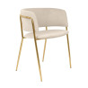 KH1301100120 Krzesło DELTA beżowe King Home