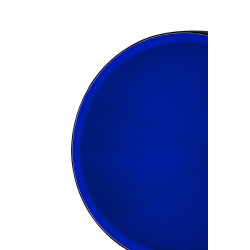 JH-066.BLACK.BLUE Fotel BALL BLACK niebieski King Home