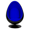 JH-069.BLACK.BLUE Fotel OVALIA BLACK niebieski King Home