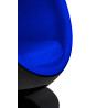 JH-069.BLACK.BLUE Fotel OVALIA BLACK niebieski King Home