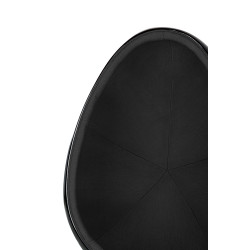 JH-069.BLACK.BL Fotel OVALIA BLACK czarny King Home