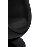JH-069.BLACK.BL Fotel OVALIA BLACK czarny King Home