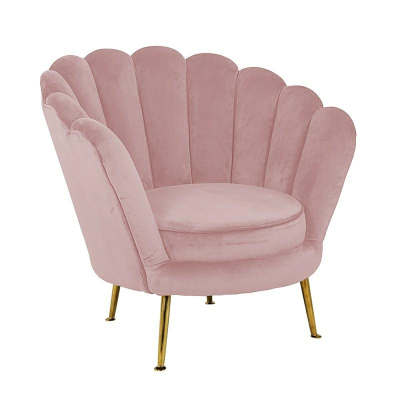 S4439 PINK VELVET RICHMOND fotel PERLA PINK VELVET King Home
