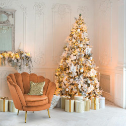 S4439 RUST VELVET RICHMOND fotel PERLA RUST VELVET King Home