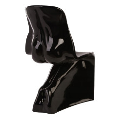 JH-072-2-HIM.CZARNY Krzesło HIM czarne - włókno szklane lakierowane King Home