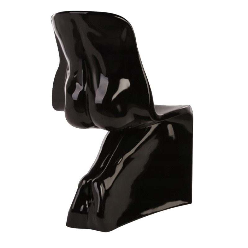 JH-072-2-HIM.CZARNY Krzesło HIM czarne - włókno szklane lakierowane King Home