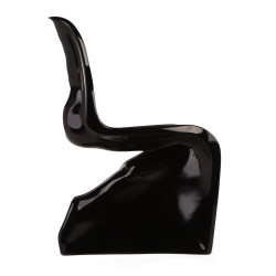 JH-072-1-HER.CZARNY Krzesło HER czarne - włókno szklane lakierowane King Home