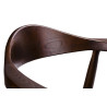 DC-604.DARK.BROWN Krzesło KENNEDY ciemnobrązowe - drewno jesion, ekoskóra King Home