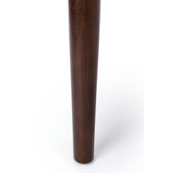 DC-604.DARK.BROWN Krzesło KENNEDY ciemnobrązowe - drewno jesion, ekoskóra King Home