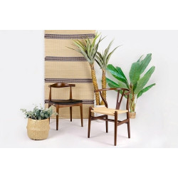 DC-604.DARK.BROWN Krzesło KENNEDY ciemnobrązowe - drewno jesion, ekoskóra King Home