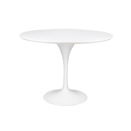 GT-09R.100 Stół TULIP PREMIUM 100 biały  - MDF, metal King Home