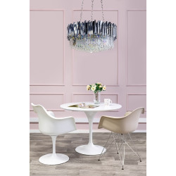 GT-09R.100 Stół TULIP PREMIUM 100 biały  - MDF, metal King Home