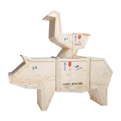 swinia_sklejka Szafka ŚWINIA - drewno sklejka King Home