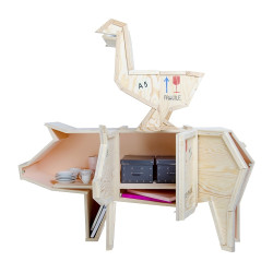 swinia_sklejka Szafka ŚWINIA - drewno sklejka King Home