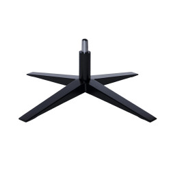 HE-066.LEG.BLACK Noga i uchwyt fotel EGG SZEROKI BLACK - stal lakierowana na czarno King Home