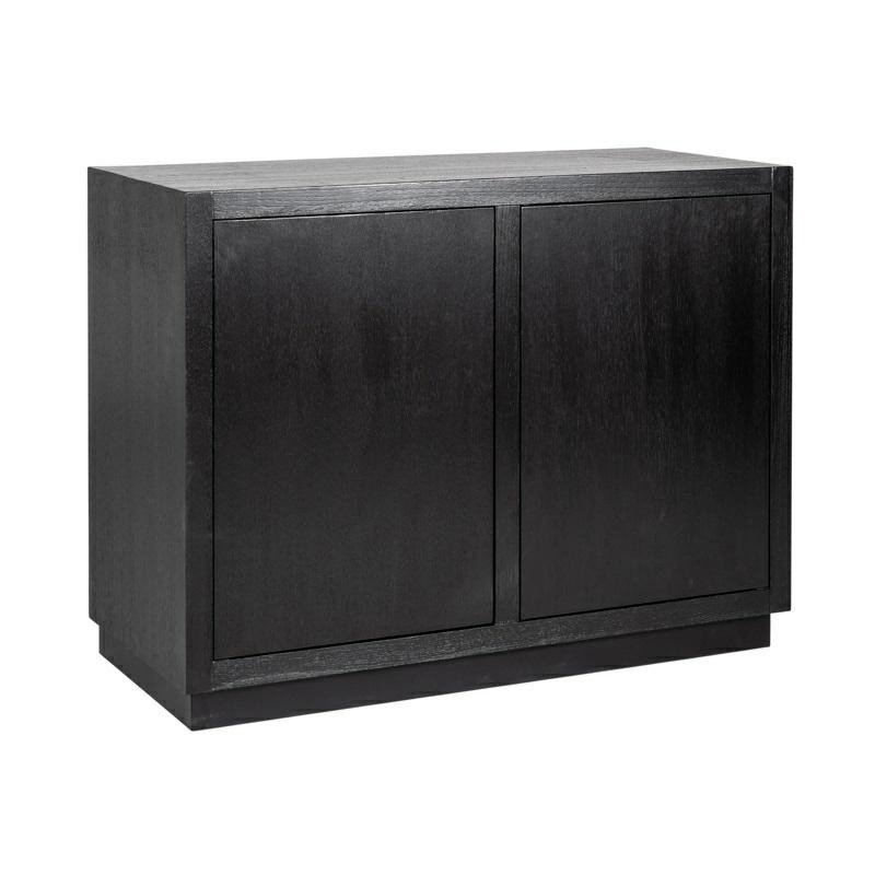 6522 BLACK RICHMOND komoda OAKURA - 2 drzwiowa King Home