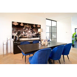 6507 TOP BLACK RICHMOND blat stołu jadalnianego OAKURA 230 czarny King Home