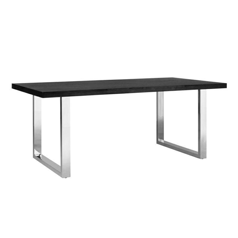 6514 TOP BLACK RICHMOND blat stołu jadalnianego OAKURA 200 czarny King Home