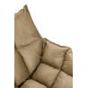 KH1301100129 Fotel bujany SWING VELVET khaki King Home