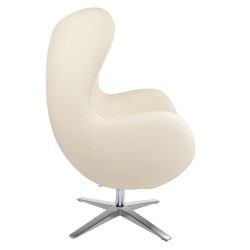 KH1301100131 Fotel EGG SZEROKI PU beżowy King Home