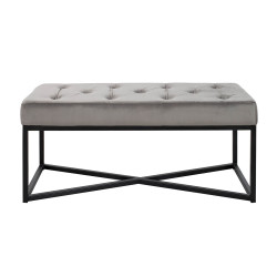 84089 KARE ława CROSSOVER 90x40 cm szara King Home