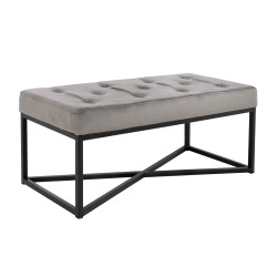 84089 KARE ława CROSSOVER 90x40 cm szara King Home